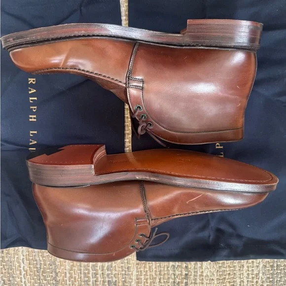 Ralph Lauren Gifford Men’s dark brown cordovan leather Boot, 10D, NWT, Original Ralph Lauren Gifford Men main image 4